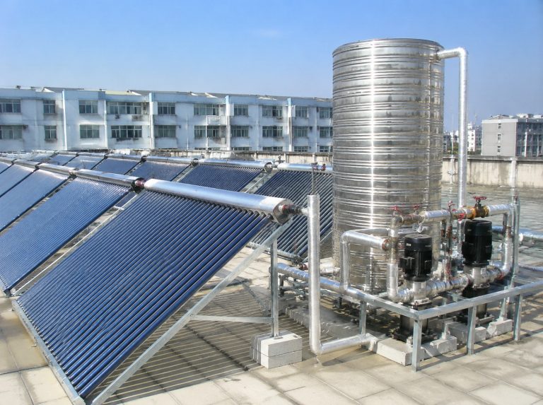 湖滨区商用大容量真空管太阳能热水系统